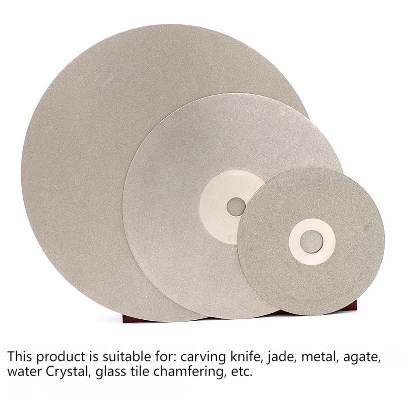 6-Inch 150MM Diamond Grinding Wheel for Jade Jadeite Agate Glass Seals Abrasive Disc for Sharpening & Polishing Tools