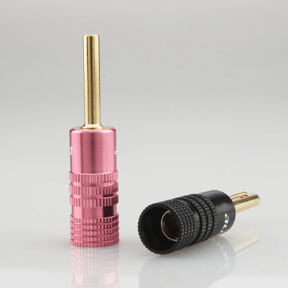 16Pcs 24K Gold plated Speaker cable Banana Plugs Connectors DIY Speaker Cable hot selling Banana Plug