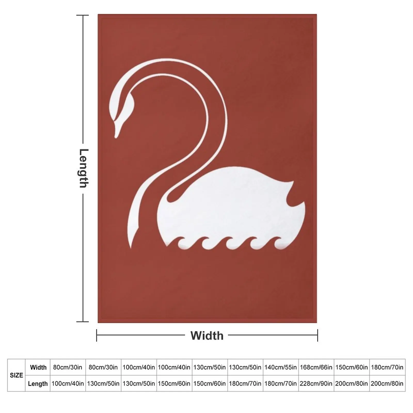 Captain Swan (No text) \t \t Throw Blanket Extra Large Throw Luxury Designer Sofa Fashion Sofas Blankets
