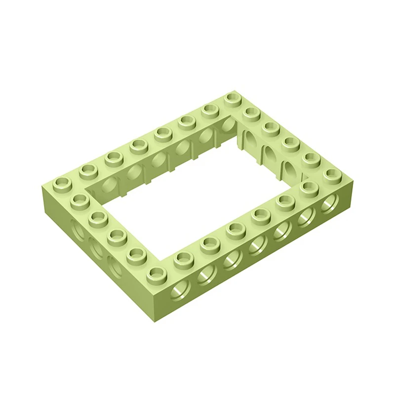 Gobricks 1PCS MOC Parts 32532 40345 High-Tech Brick 6 x 8 with Open Center Compatible Brick Building Block Particle Toy Gift