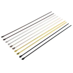 50pcs(25pairs) Metal Eyeglasses Temple Glasses Replacement Leg Optical Frame Repairing Parts Gold Black Silver Gun No.3024