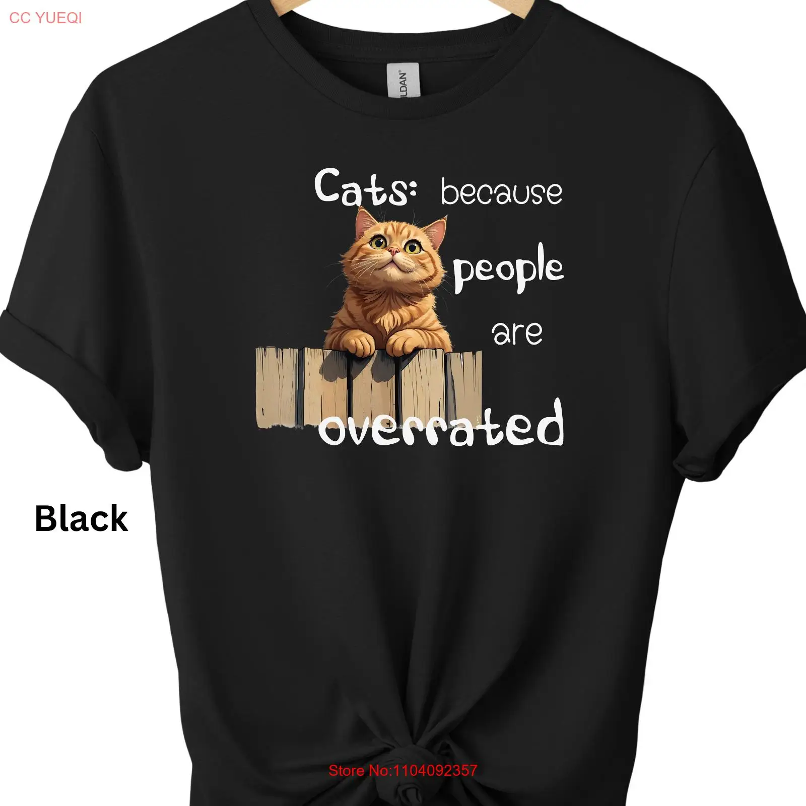 

Funny Cat T shirt Graphic Print T shirt Unisex Novelty Tee Softstyle T-Shirt