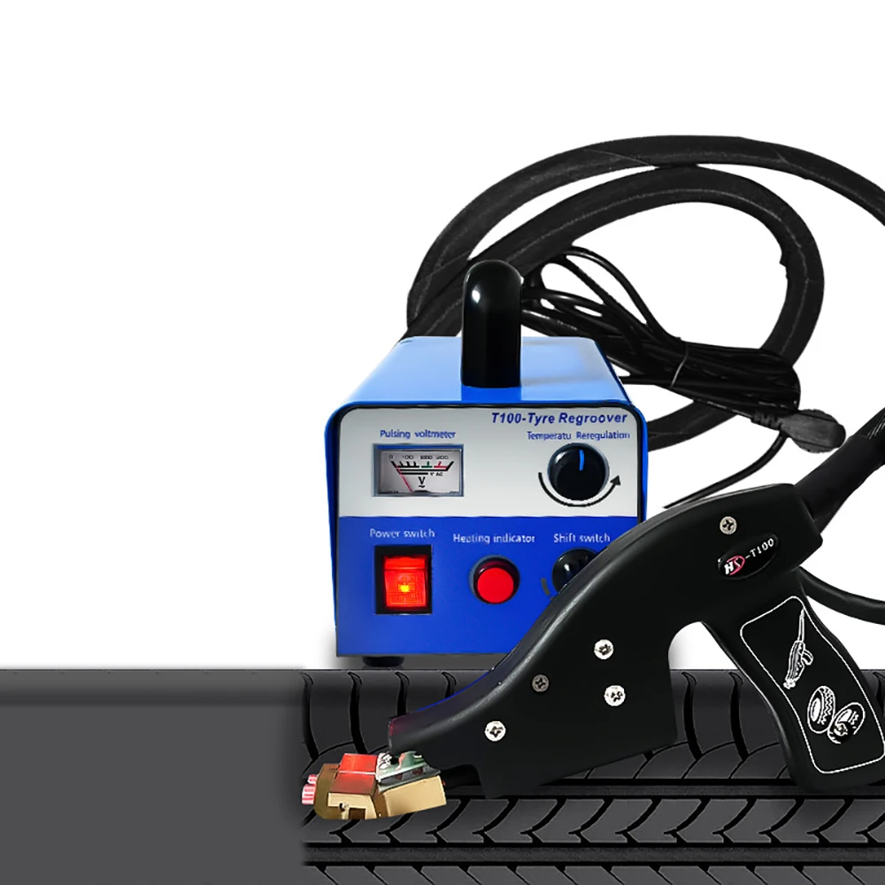 

220V 350W Tire Engraving Machine Adjustable Temperature Tire Grooving Slotting Machine Rubber Product Repair Tool 2-20MM Blades