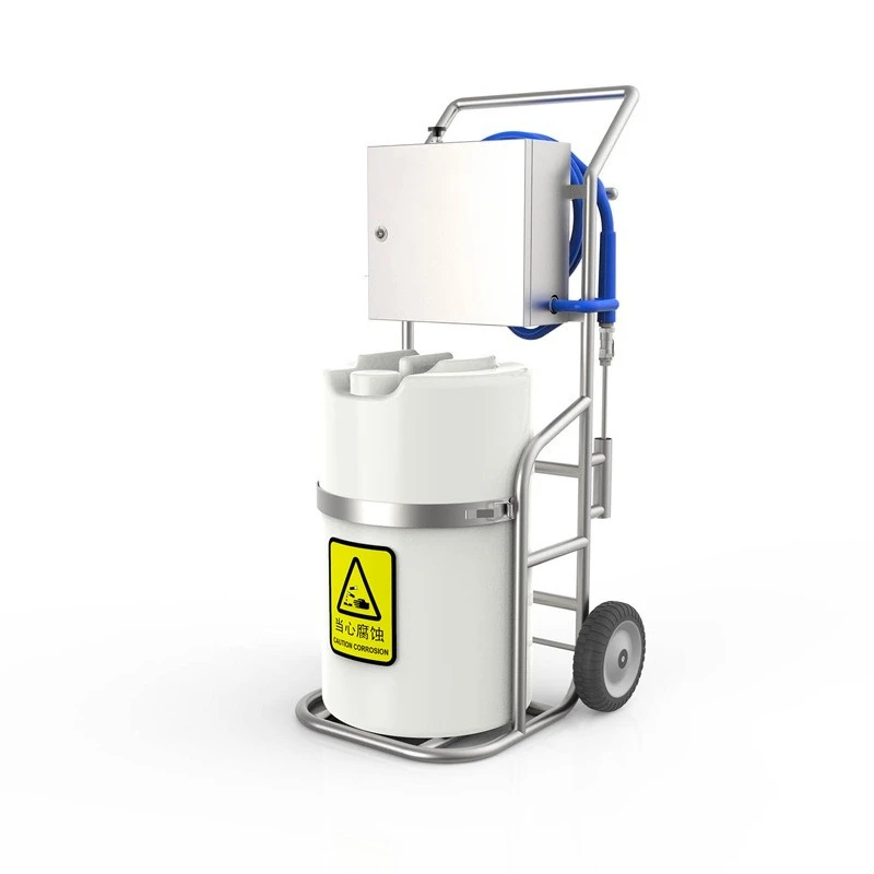 

Mobile foam trolley Mobile foam cleaning machine Foam cleaning equipment Food factory cleaning machine Washing machine