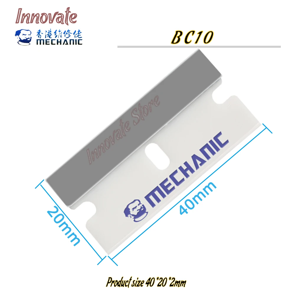 MECCANICO B10 lama In Ceramica di gomma Dello Schermo di rimozione in ceramica ad alta temperatura resistente alla corrosione non conduttivo gomma di rimozione