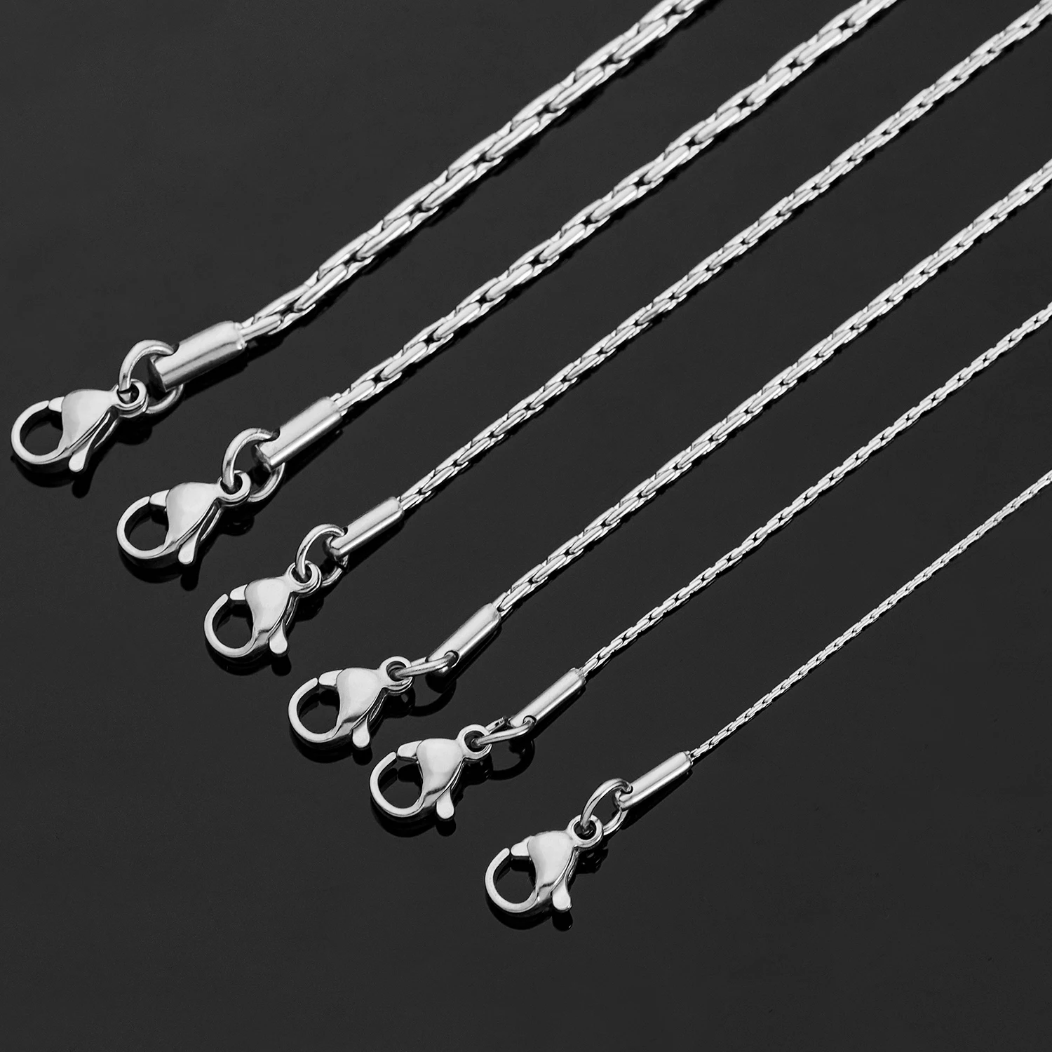Hip-Pop Wasserdichte Edelstahlkette Großhandel DIY Halskette Hochwertiger Schmuck – Detail 3