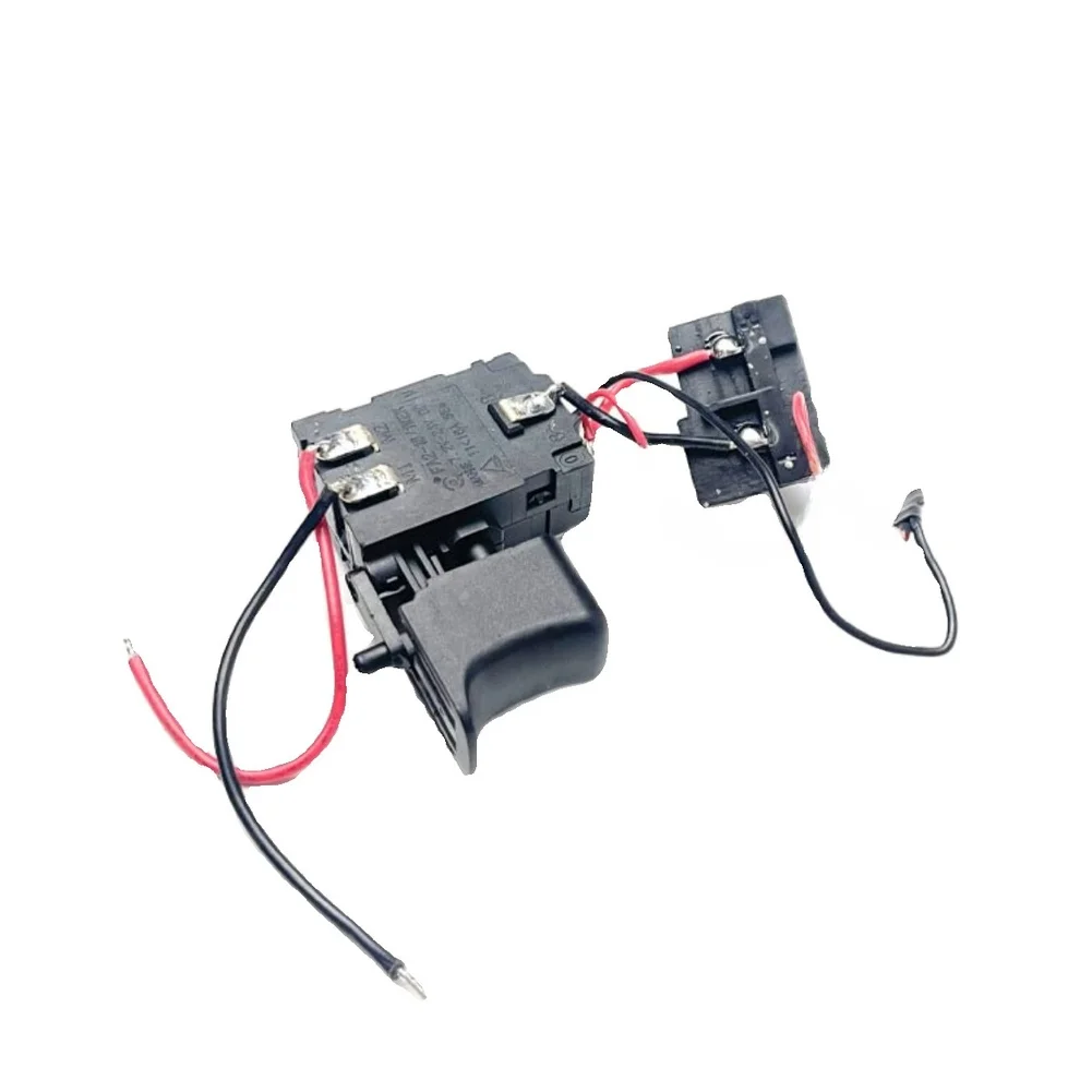Black Industrial Grade Electric Drill Switch Replacement Part For DAYI T28 T08 Lithium Power Tool Accessory High Stability 6.2x4