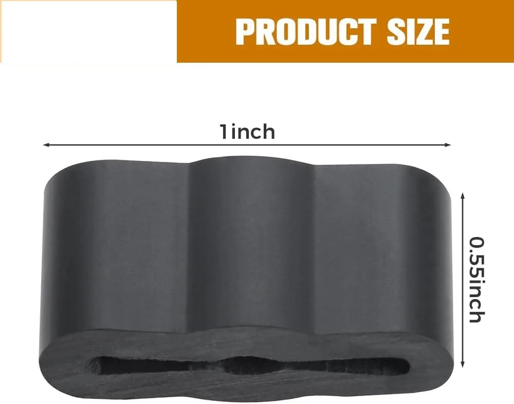4Pcs Dishwasher Friction Pad 8268961 Dishwasher Sleeve Friction Pad Replacements Compatible with Whirlpool Kenmore Dishwasher
