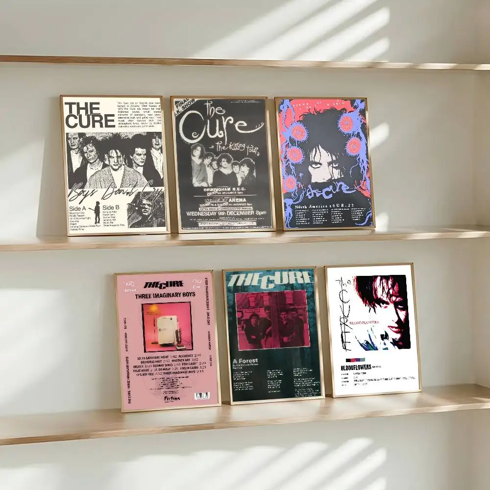 Klassisches The C-Cure Band selbstklebendes Kunstposter, ausgefallener Wandaufkleber für Wohnzimmer, Bar, Dekoration, Vintage-Dekorationsgemälde