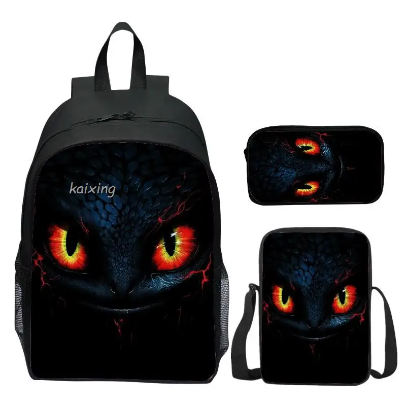 16 Inch School Bags Cute Girls Printing Backpack For Teenage Boys Girls Student Fashion 3 PCS/SET School Bags Children Daily Bag