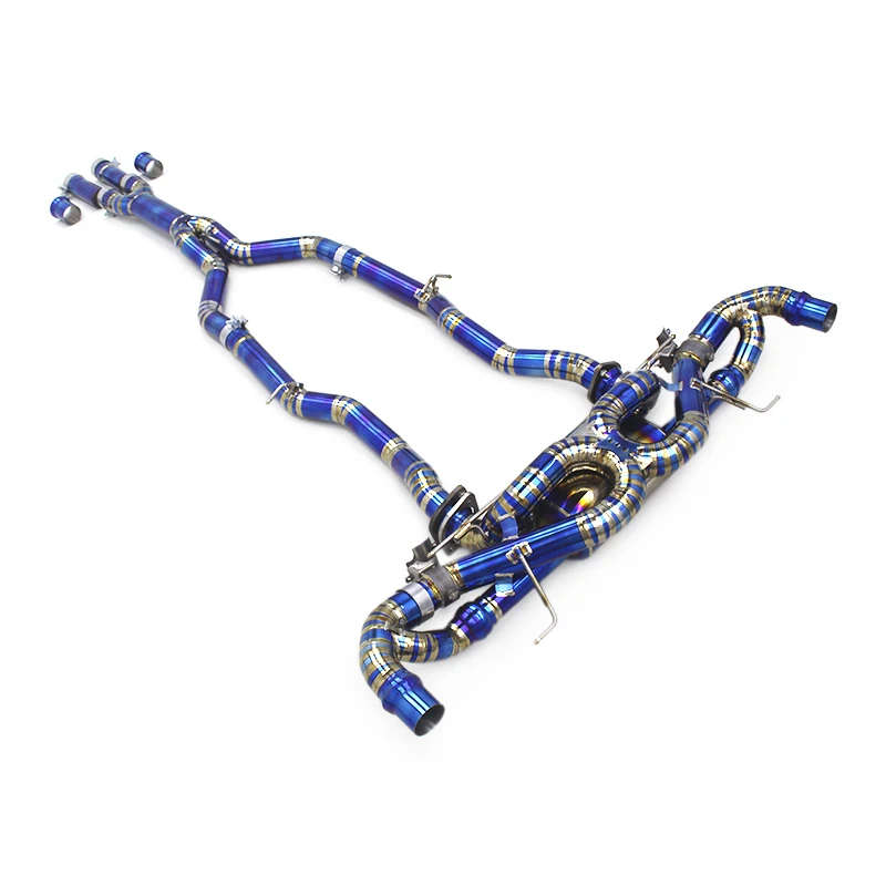 For Aston Martin DB11 Vantage V12 5.2L 2017-2019 Titanium Catback Valve Exhaust High Performance Exhaust Pipes