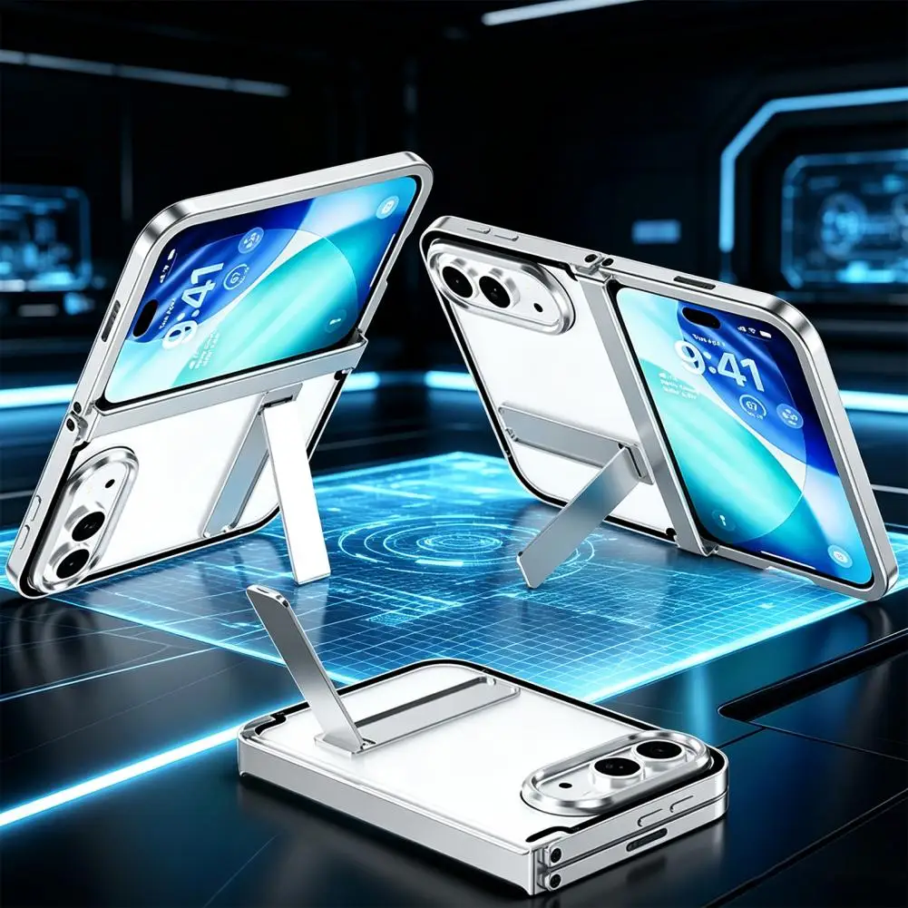 Aluminum Frame Phone Case for IPhoneDuo Slim Metal Bumper Phone Cover with Precise Cutouts Anti-Fingerprint Protective Shell