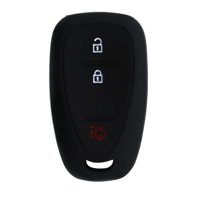 2 3 Button Remote Key Silicon Car Key Case Cover for Chevrolet Onix Orlando Tracker Turbo 2022 Bolt EV Key Cover Fob Shell