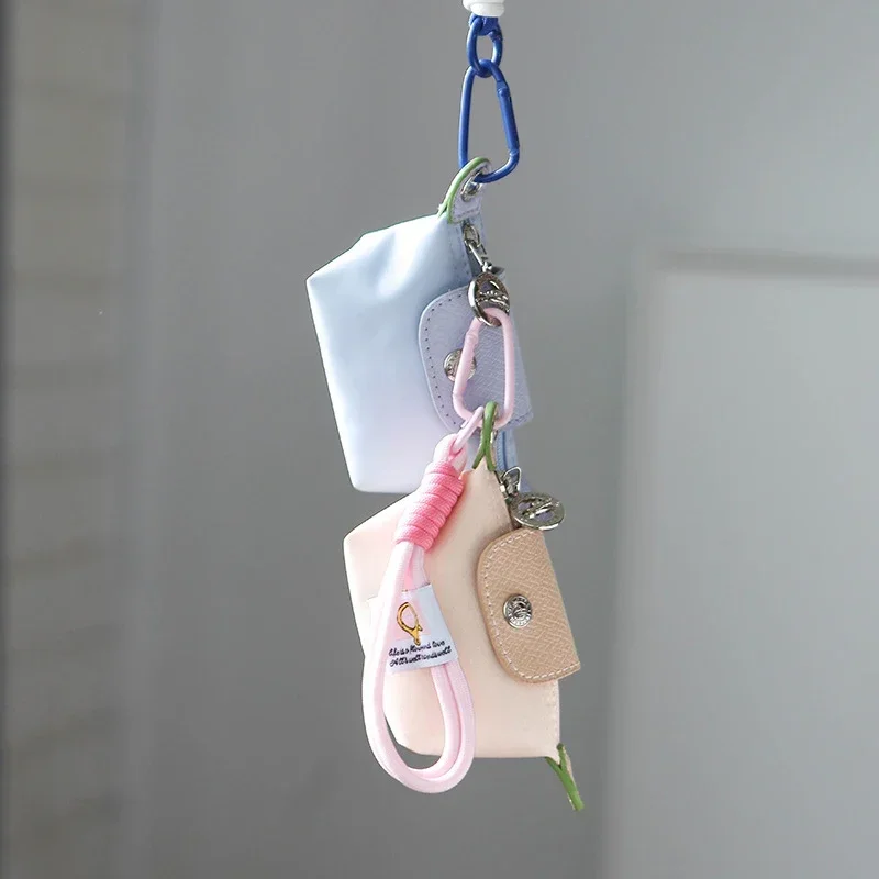 Exquisite Wallet Mini Coin Purse Women Lightweight PU Dumpling Bag Lipstick Earphone Makeup Storage Portable Fashion Moneybag