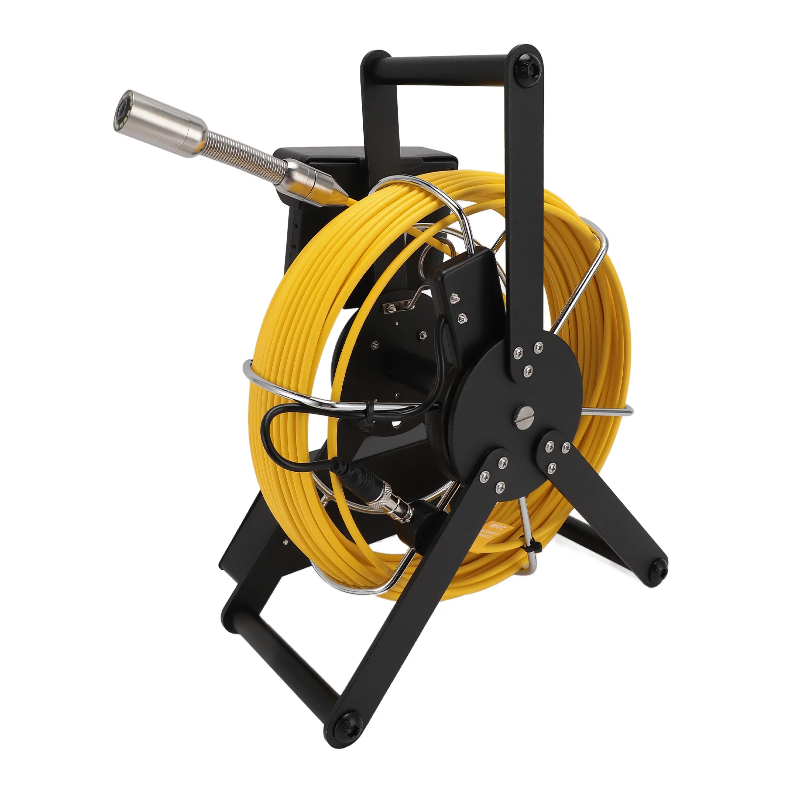 كاميرا فحص الأنابيب حاجب من الشمس 4500 مللي أمبير في الساعة IP68 كاميرا فحص Borescope لخط أنابيب إمداد المياه لنظام فراغ خط الأنابيب