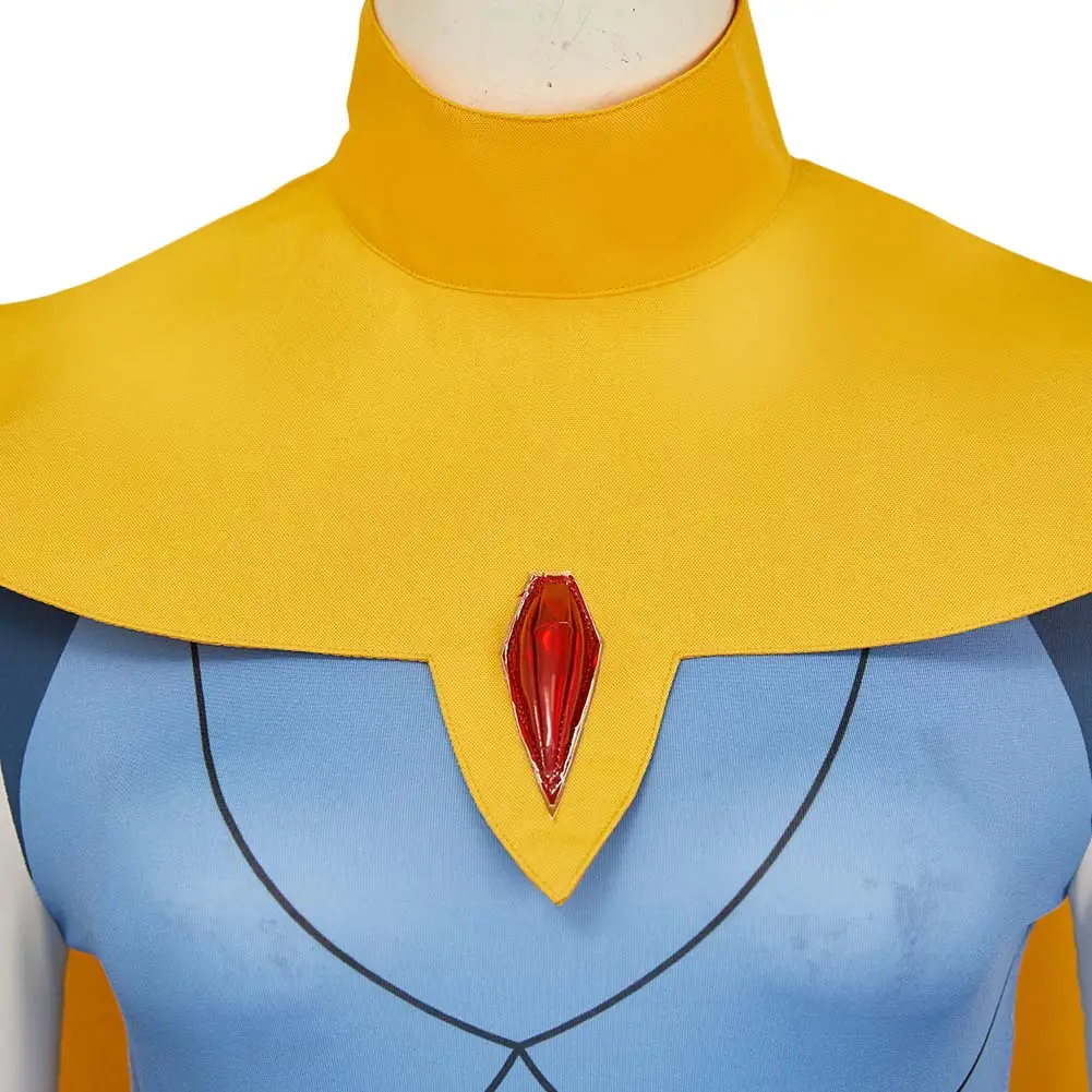Adult Waterboy Jumpsuit Blonde Cosplay Blazer Dress Invisigal Costume Fantasia Mecha Man Shirt Halloween Carnival Party Suit view 6