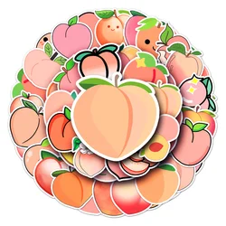 50PCS 복숭아 만화 성격 크리 에이 티브 스티커 워터 컵 냉장고 컴퓨터 가방 노트북 방수