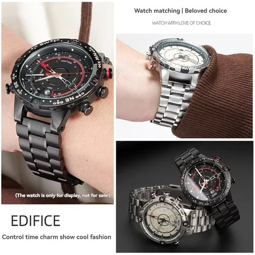 Imagen 2 del producto Correa de reloj de acero inoxidable para TimeX Tide Series T2N721 T2N720 TW2R55500 T2N739, pulsera de Metal con extremo de terminal para hombre de 24x16mm con herramientas