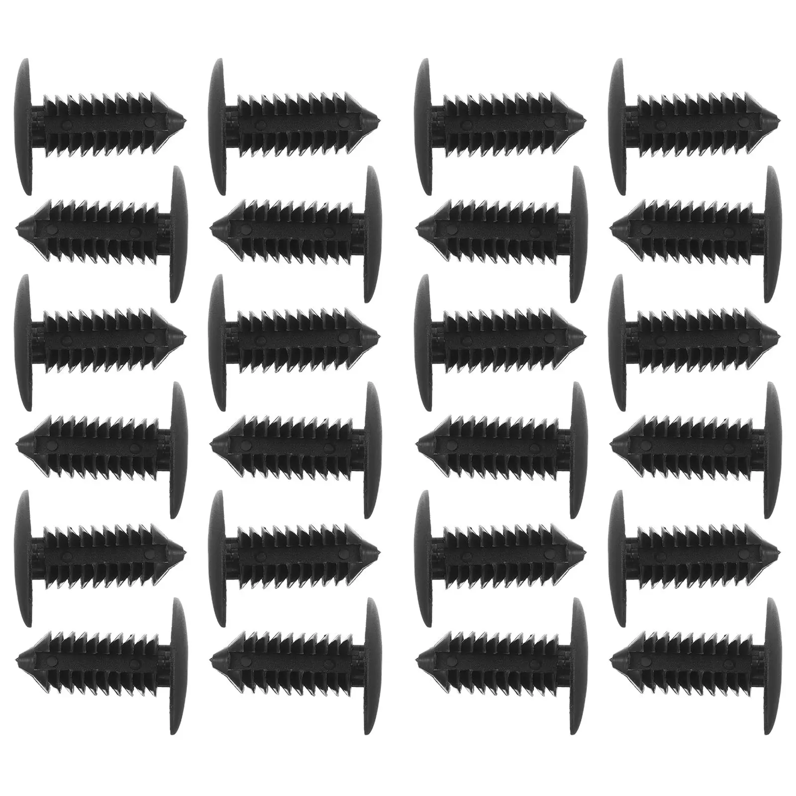 

50pcs Plastic Rivets Durable Material Easy Installation Secure Fit Automotive Fastener Kit Tree Shape Roof