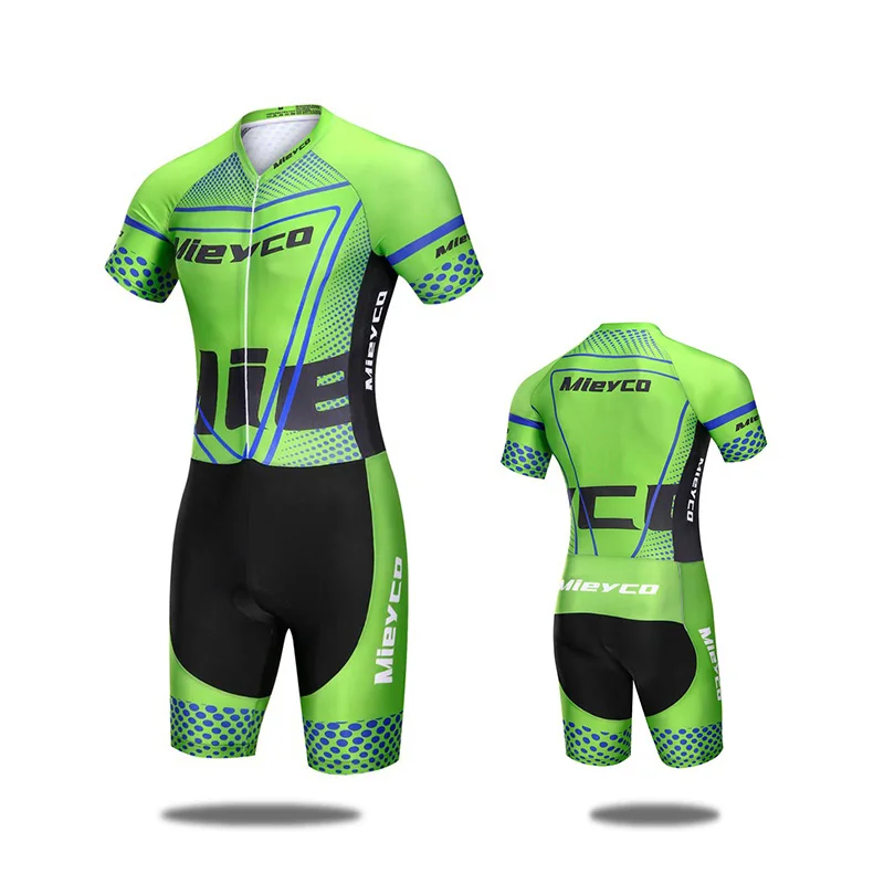Mieyco Herren-Triathlon-Skinsuit, schnelltrocknender Einteiler, Tri-Anzug für Radfahren, Laufen, Schwimmen, Rennen, Team-Bike-Sportbekleidung – Detail 14