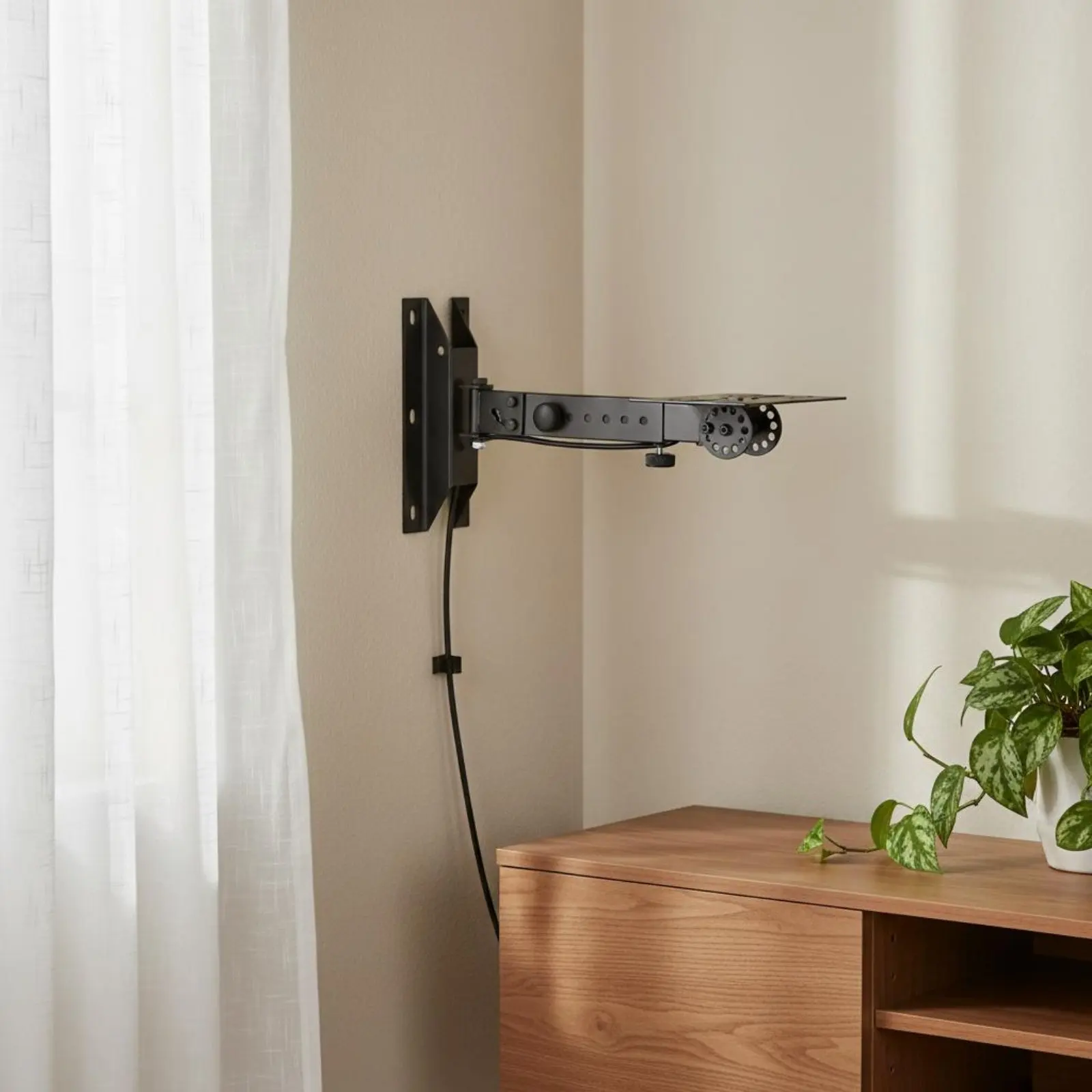 Speaker Wall Mount Bracket Thickened Speaker Wall Mount Audio Accessory Heavy Duty Home Hardware Extended Arm for Living Room