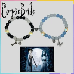 Corpse bride inspired matching bracelets Y2K Jewelry Handmade | Handmade Couple Bracelets | Valentines Bracelets |