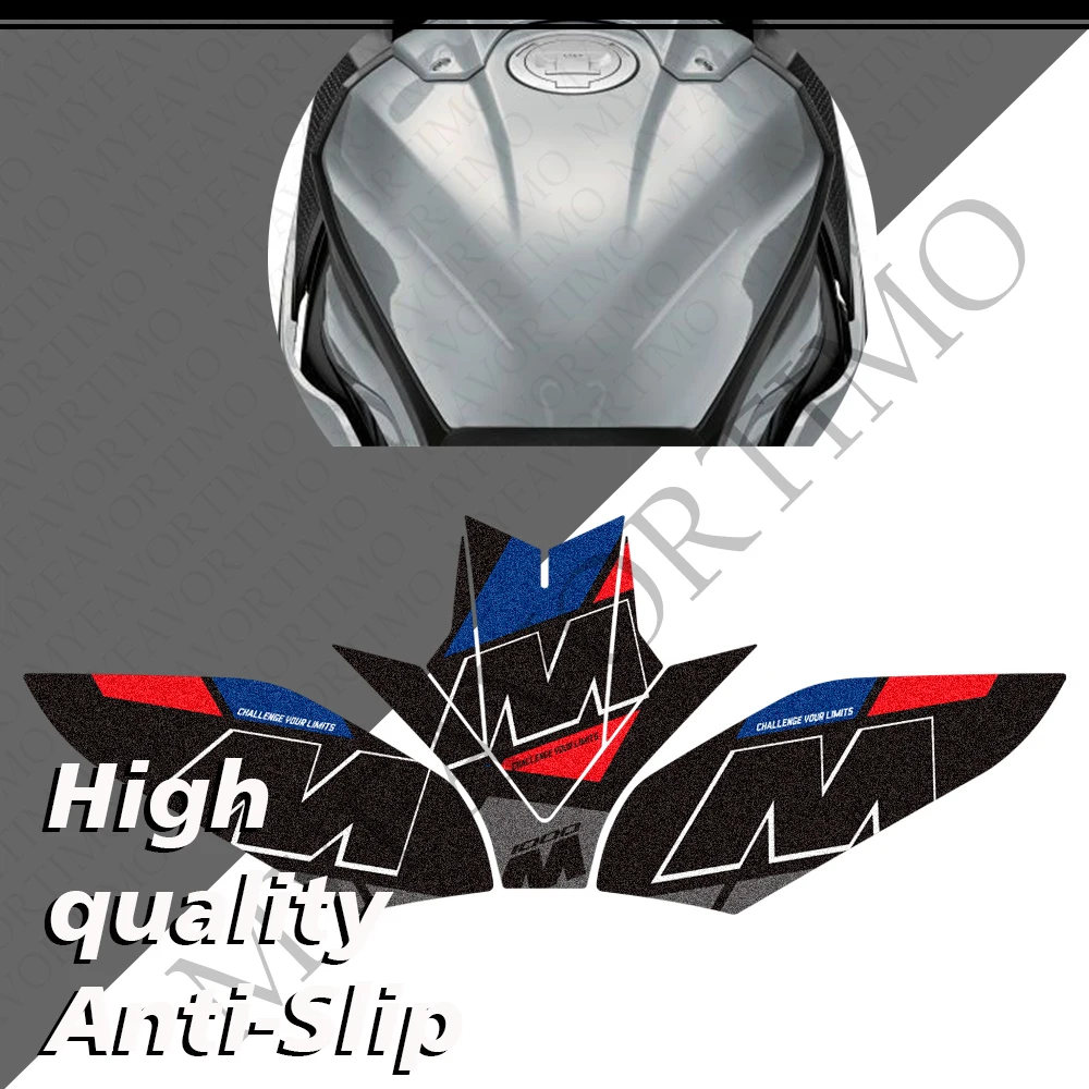 For S1000RR S1000R S1000 R RR S 1000 M1000 M1000RR M1000R Accessories Protector Tank Pad Fuel Knee Anti-Slip Frosted Stickers
