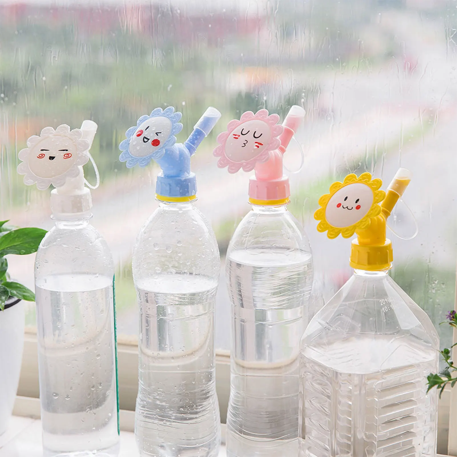 Home Garden Flower Plant Water Sprinkler For Flower Waterers Bottle Watering Cans Sprinkler 2 In 1 Plastic Sprinkler Nozzle