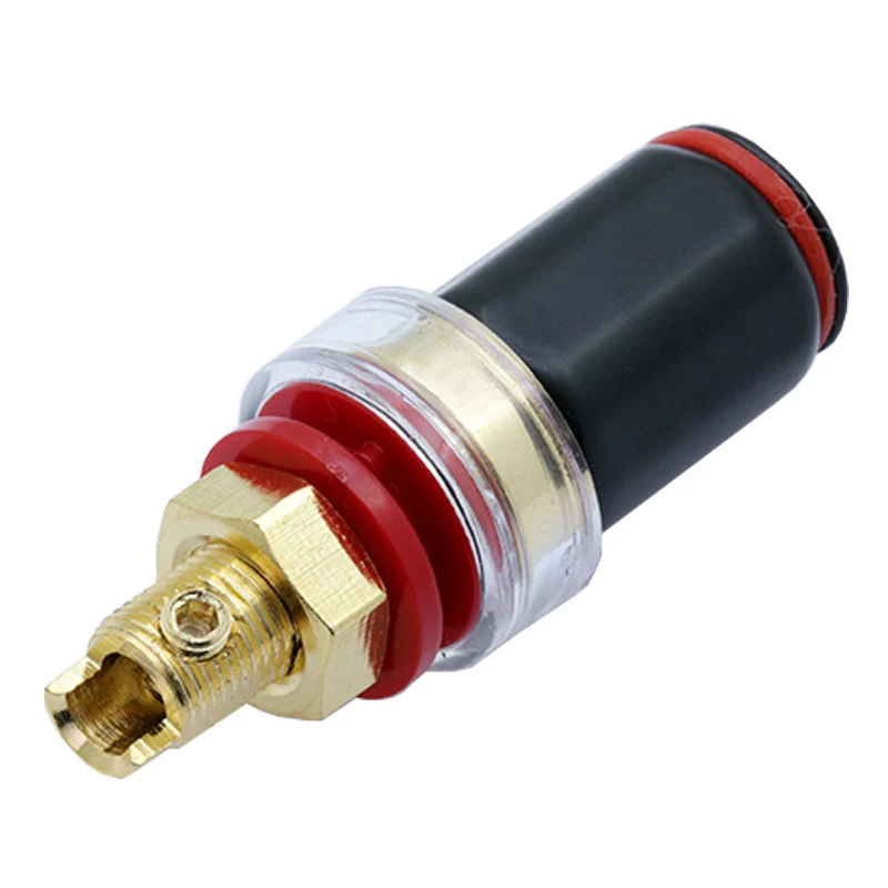 2Pairs Music Enthusiast Binding Post Speaker terminal 50mm Brass Gold-Plated terminal Power Amplifier Audio Terminal