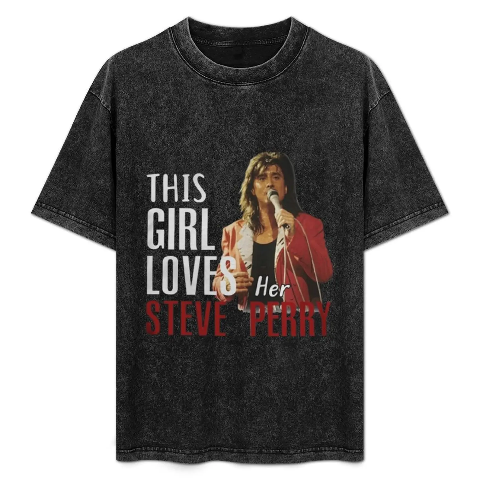 

This Girl Loves Her Steve Perry T-Shirt croswit shirt man customs design your own heavyweights plain black t shirts men