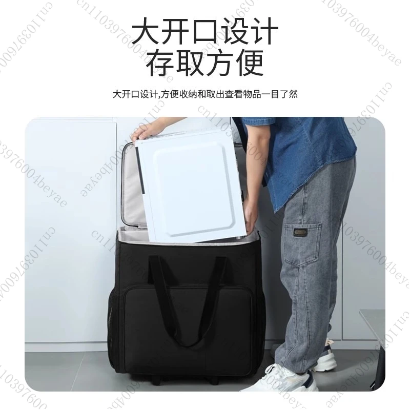 24 inch monitor tote bag desktop computer host backpack 27 monitor keyboard peripherals gaming case equipment storage