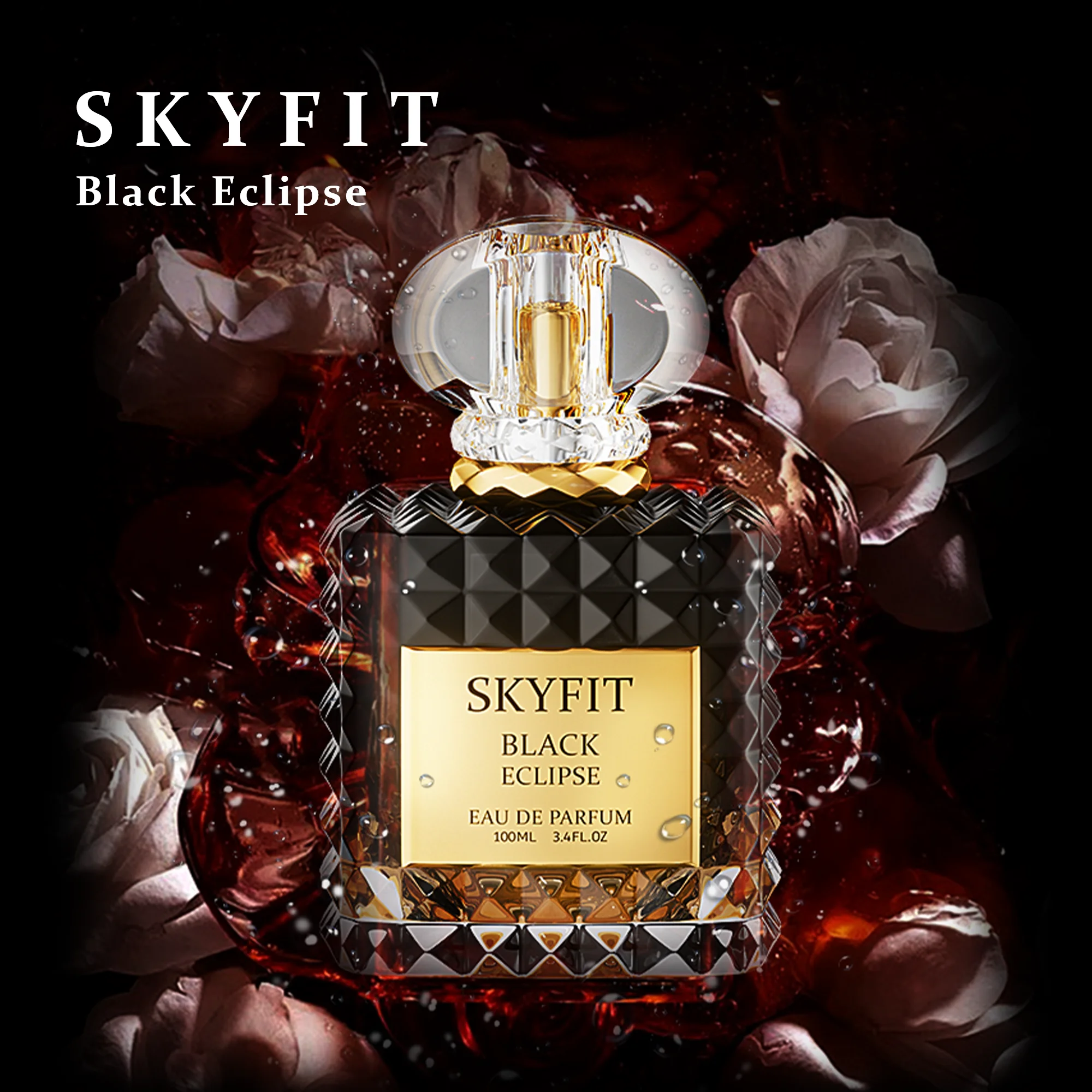 SKYFIT BLACK ECLIPSE EAU DE PARFUM 100ML+10ML 3.4FL.OZ +0.34FL.OZ