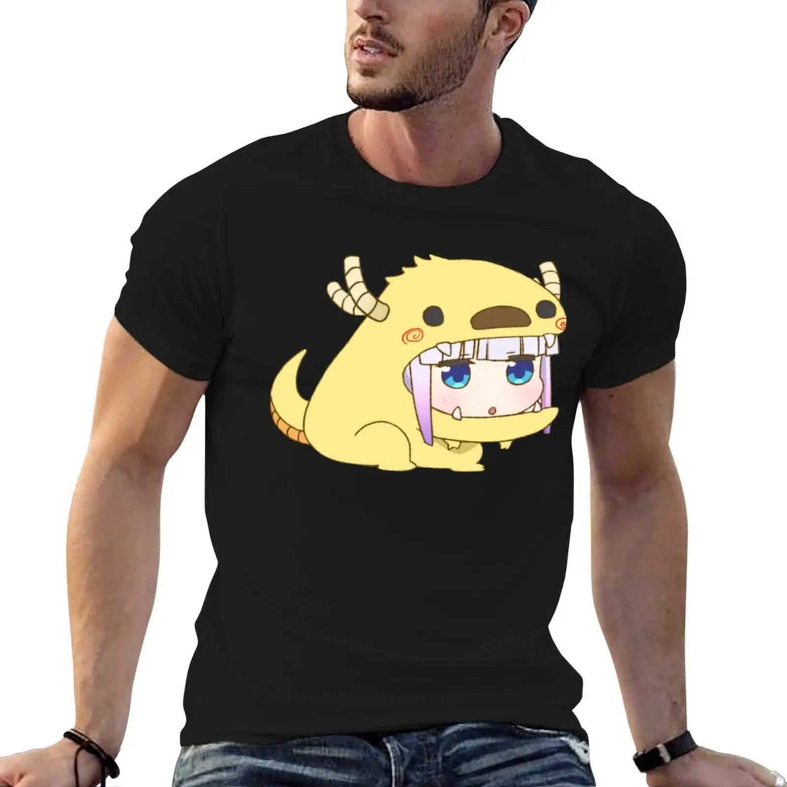 Kanna Kamui - Dragon Dragon T-Shirt cotton t shirt pack men t shirt cotton 100% T-Shirt