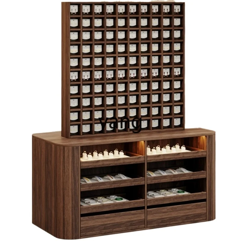 

LTT Double-Sided Jewelry Store Display Cabinet Jewelry Lattice Rack Ornament Nakajima Cabinet
