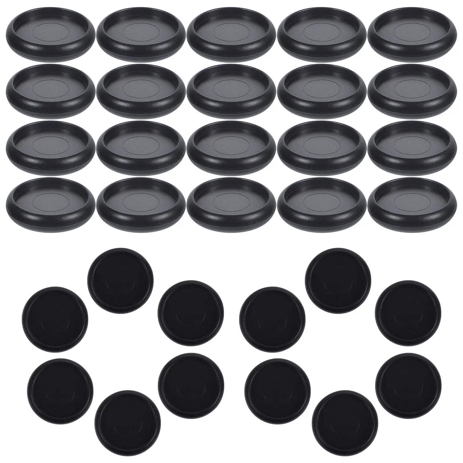 44Pcs Fine Detail Plastic Binder Discs Round Discbound Expansion Binder Rings for Loose Leaf Notepads Planners Office Home