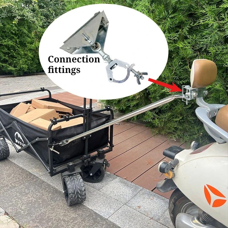 Portable Camper Connecting Rod Aluminum Alloy Outdoor Vehicle Trailer Connect Camping Trolley Accessories Outdoor Tools view 6