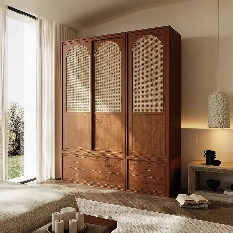 # Small Underwear Vintage Wardrobes Adults Wood Lounges Cupboard Wardrobes Clothes Cabinet Drawers Armario De Ropa Furniture Hom