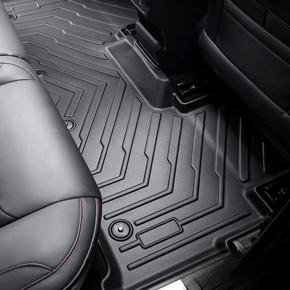 ل VW ID.4 CROZZ 2021-2025 الحصير سيارة الجذع الحصير جميع الأحوال الجوية مقاوم للماء المضادة للانزلاق الجبهة الخلفية البضائع بطانة منصات القدم LHD #4