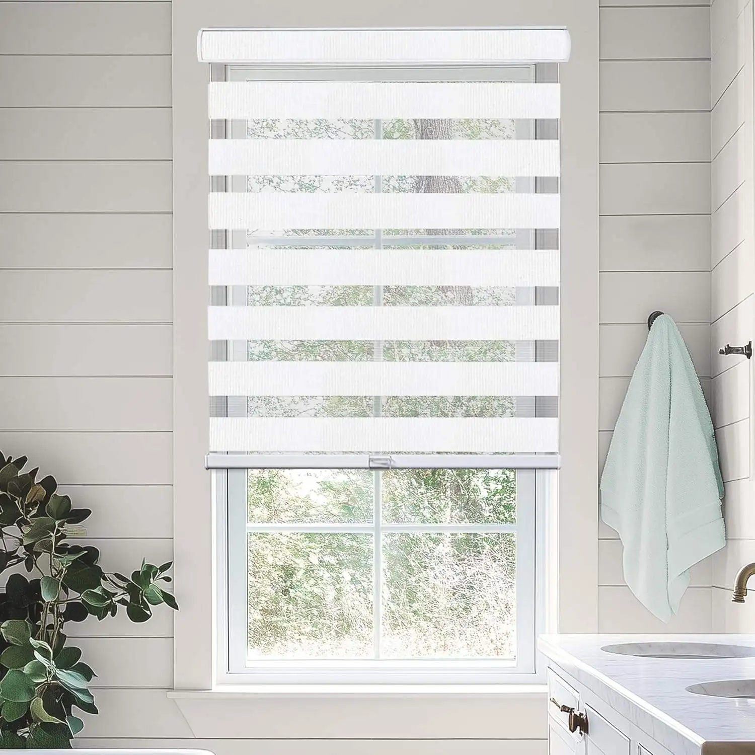 Dual Layer Zebra Blinds. Sheer or Blackout Mode. Noise Reducing. Perfect for Home & Office. Free Shipping! Buy Now.