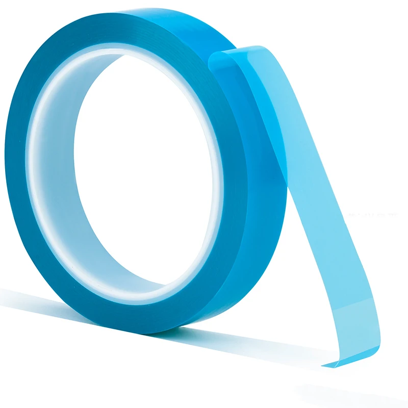 Blue PET Adhesive Tape Used For Fridge Fixed Refrigerator  Air Conditioner  Installation Transport Parts fixing tape