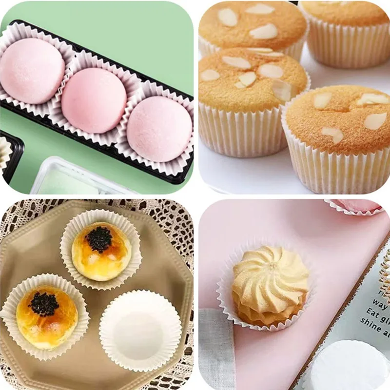 1000Pcs/pack White Muffin Cupcake Liner Baking Paper Cups Cake Stand Wedding Party Decor Cupcakes Cases
