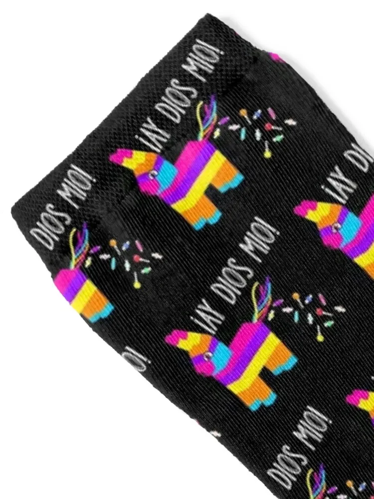 ?Ay Dios Mio! Pi?ata Problems - Worried Burro Pinata has Candy Accident Socks funny gift summer set Socks Male Women's