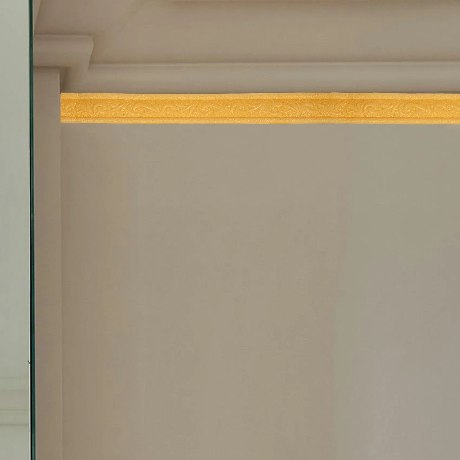 ذاتية اللصق جدار حافة اللوح مرنة الزاوية صب تقليم لخلفية جدار الطابق خط القدم حواف ذاتية اللصق #2