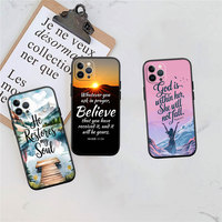 DX13 Bible verse Jesus Christ New High-End Cover Phone Case for iPhone 16 15 14 13 12 Pro Max Plus Mini