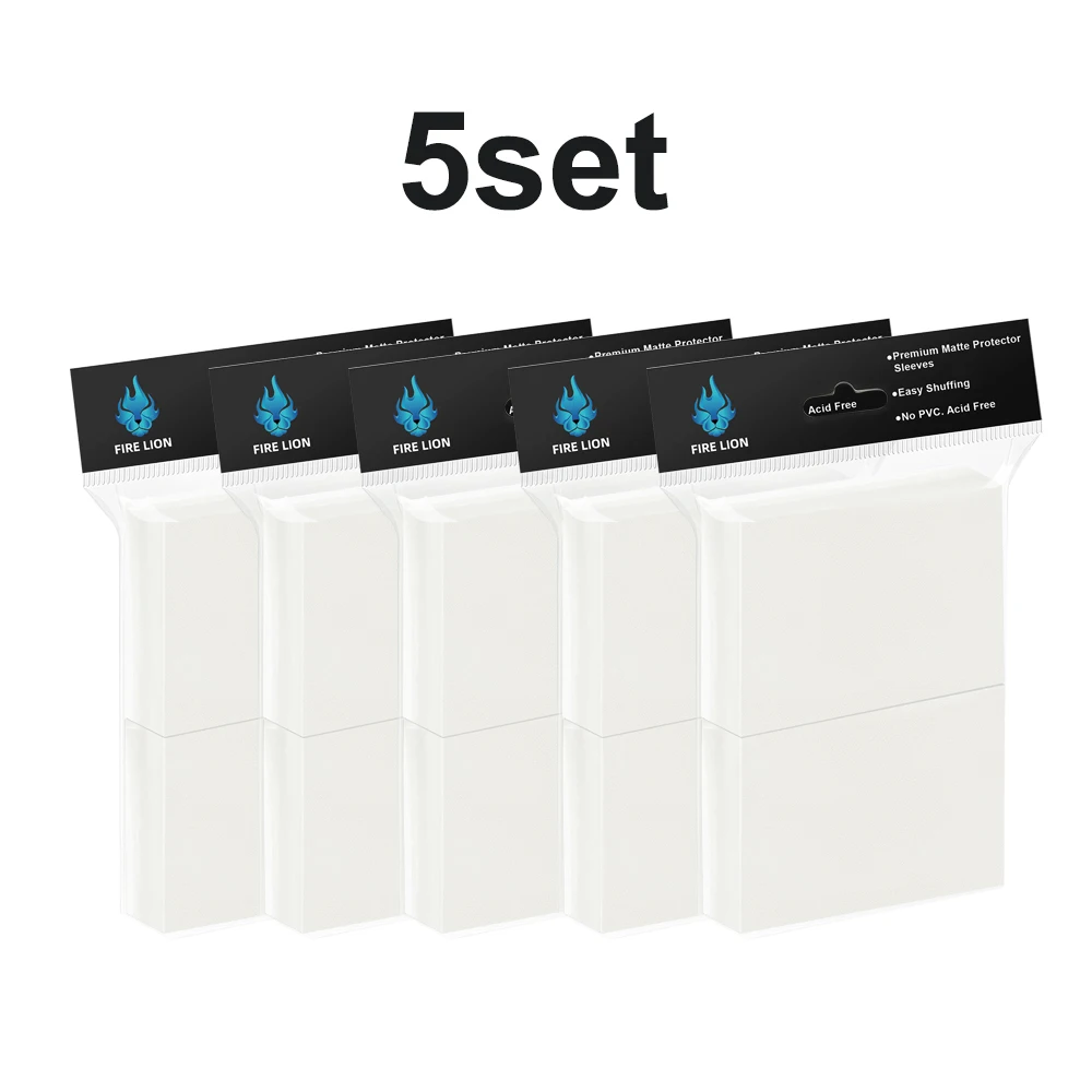 100-500pcs 62x89mm Japanese Size Clear Matte Trading Card Sleeves Toploaders Fit YGO/TCG Sports Card Protector for Photocard