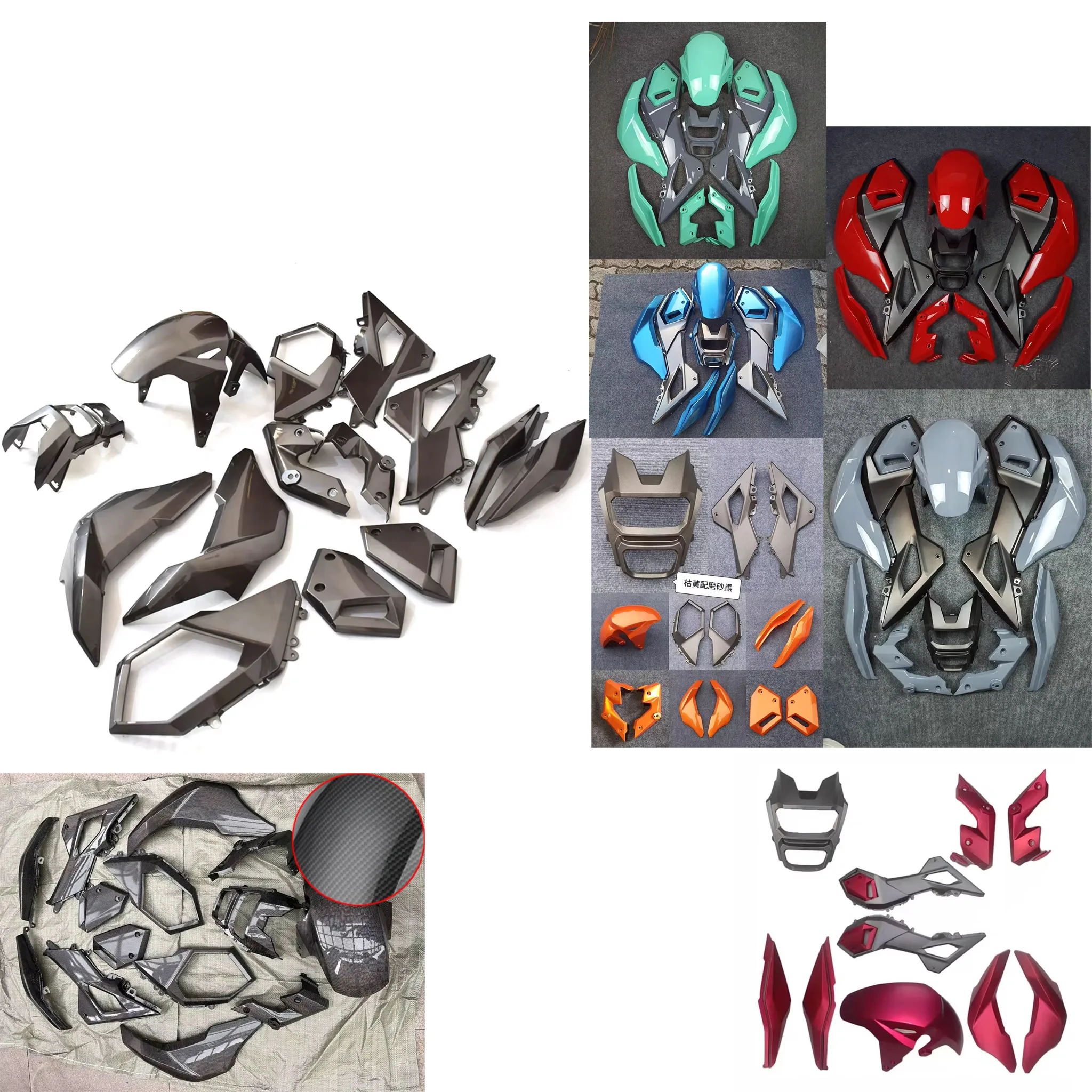 Motorcycle Fender Fairing Light Kits Assembly Covers For HONDA GROM MSX125 MSX 125SF 2016 - 2017 2019 Custom Color Accessories
