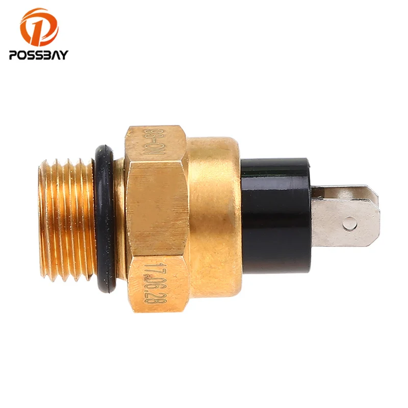 POSSBAY M16/16mm Motorcycle Radiator Cooling Fan Thermo Switch Sensor for Benelli Cafe Racer Motocross Accessories