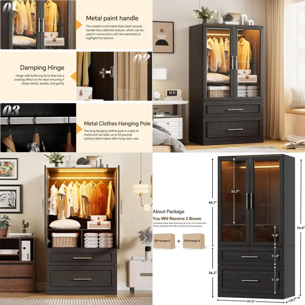 Armoire Wardrobe Cl…