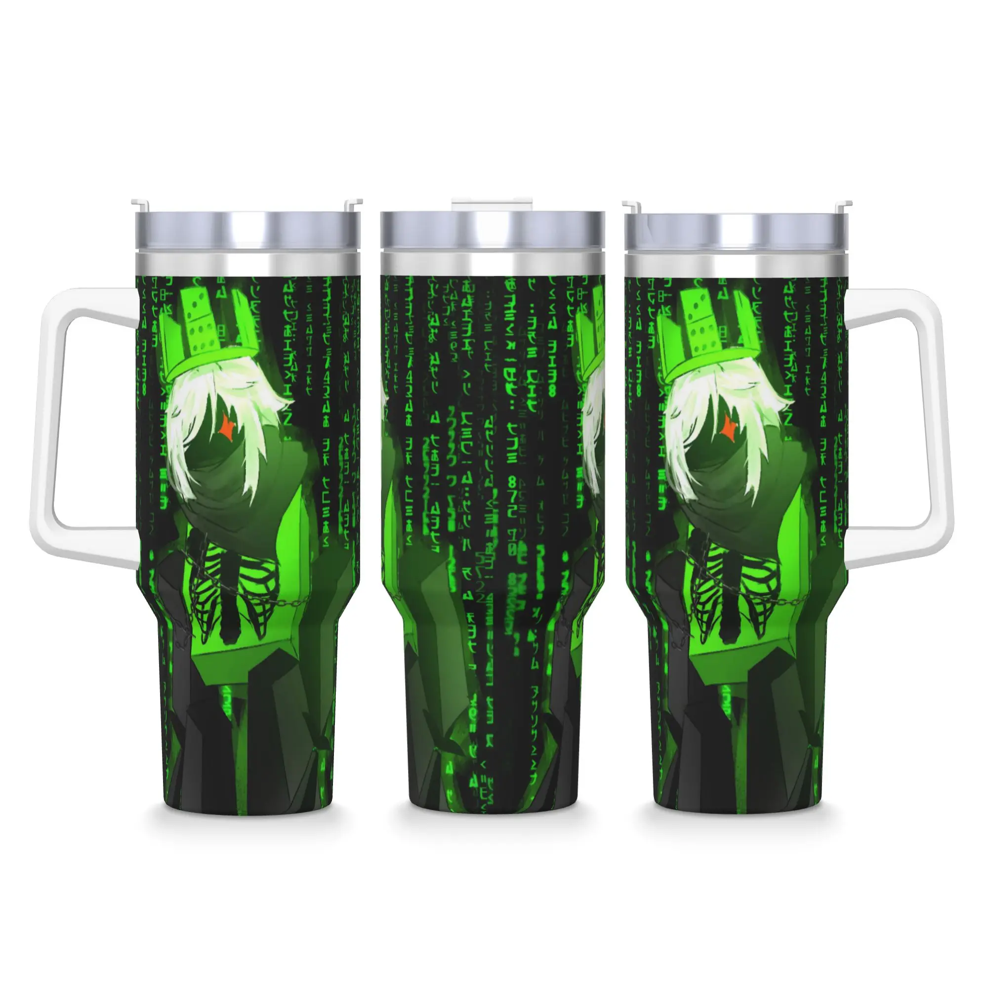 

Стакан из нержавеющей стали Forsaken 1x1x1x1, кофейная кружка, сохраняет тепло, горячие напитки, автомобильные кружки, дизайн путешественника, бутылка для воды