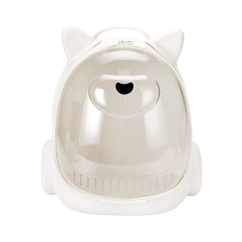 Breathable Pet Backpack Carrier, Sturdy Non-deform Cat Bag, Large Space for Outdoor Walking & Travel with Cats Puppies
